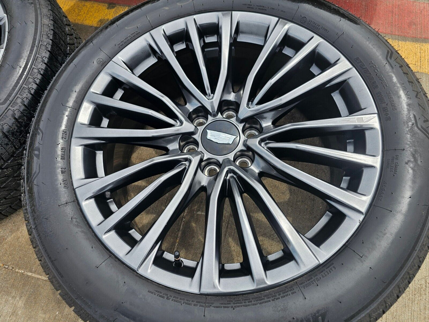 22" Cadillac Escalade V Platinum OEM 4883 wheels rims 2022 2023 2024 2025