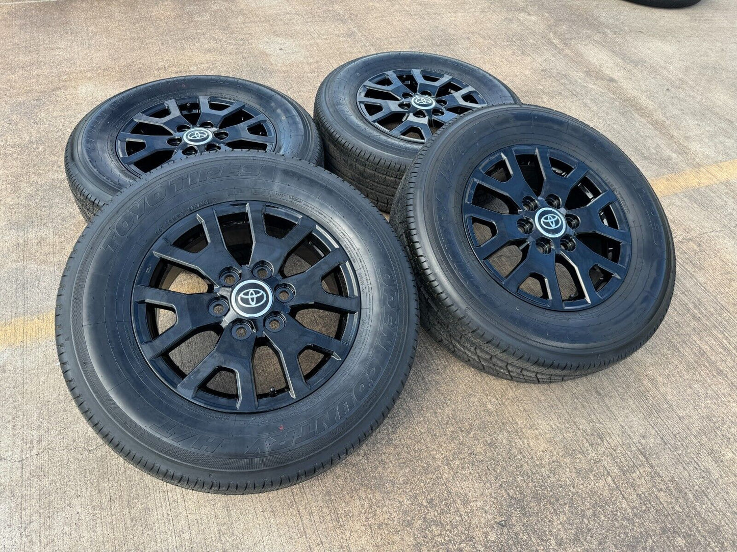 17" Toyota Tacoma 4Runner TRD Black OEM wheels rims tires 2024 2025 NEW
