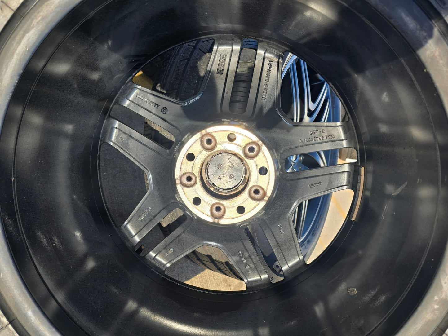 20" Mercedes G Wagon G63 AMG OEM 85326 black wheels rims tires NICE