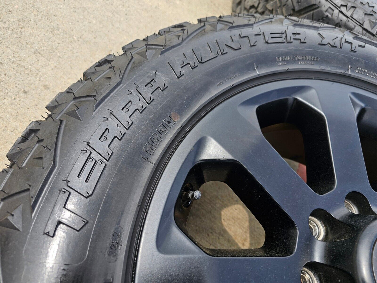 20" Dodge Ram 2500 3500 LARAMIE OEM 2700 2697 black wheels rims tires