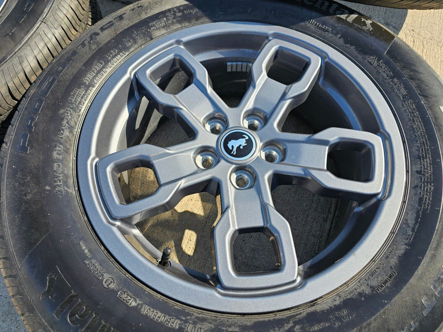 17" Ford Bronco Sport Maverick rims wheels 95019 10325 OEM 2023 2024 2025 NEW