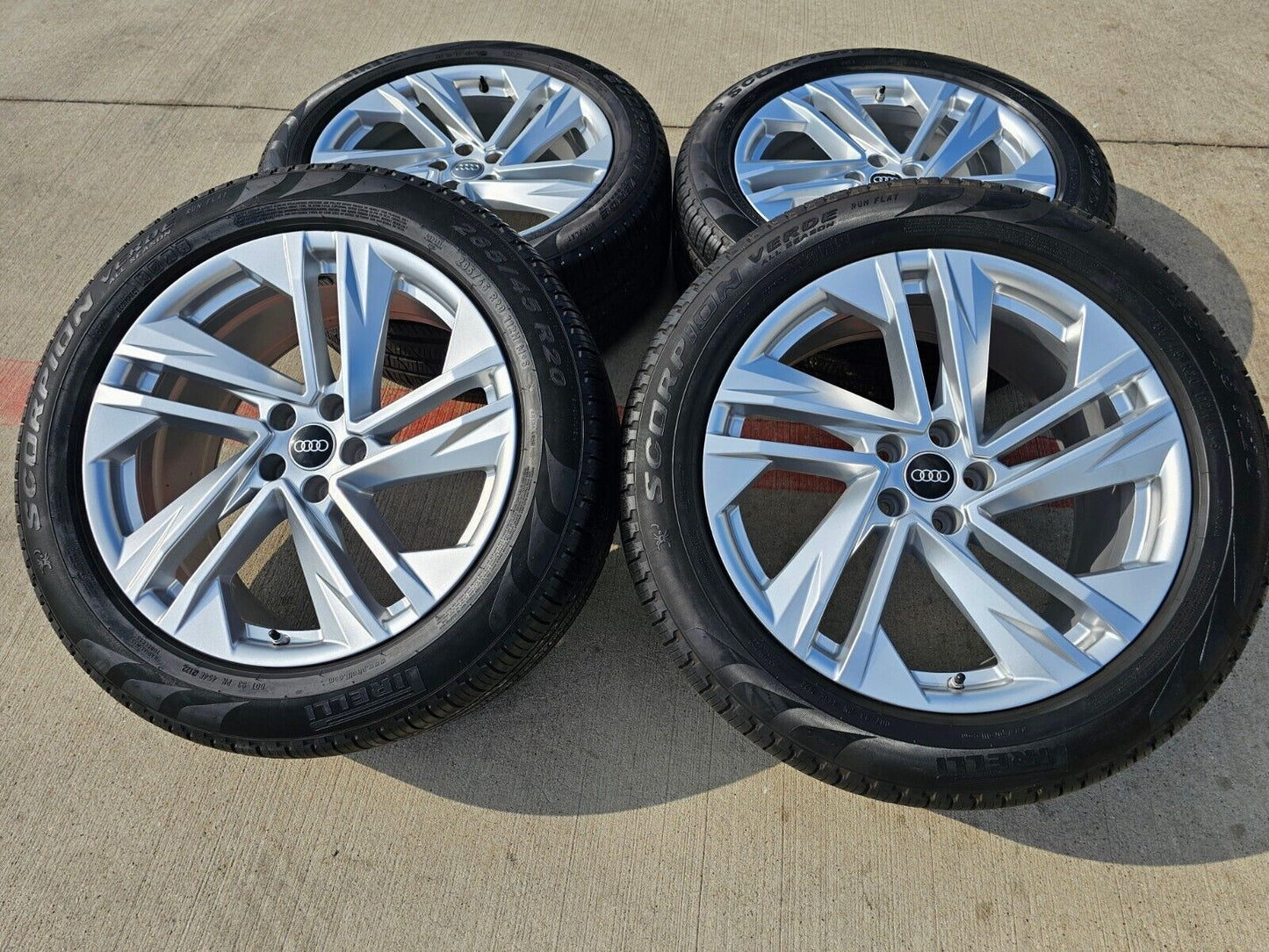 20" Audi Q7 OEM wheels rims Q8 RS S VW Atlas 12053 tires 2021 2022 2023 2024