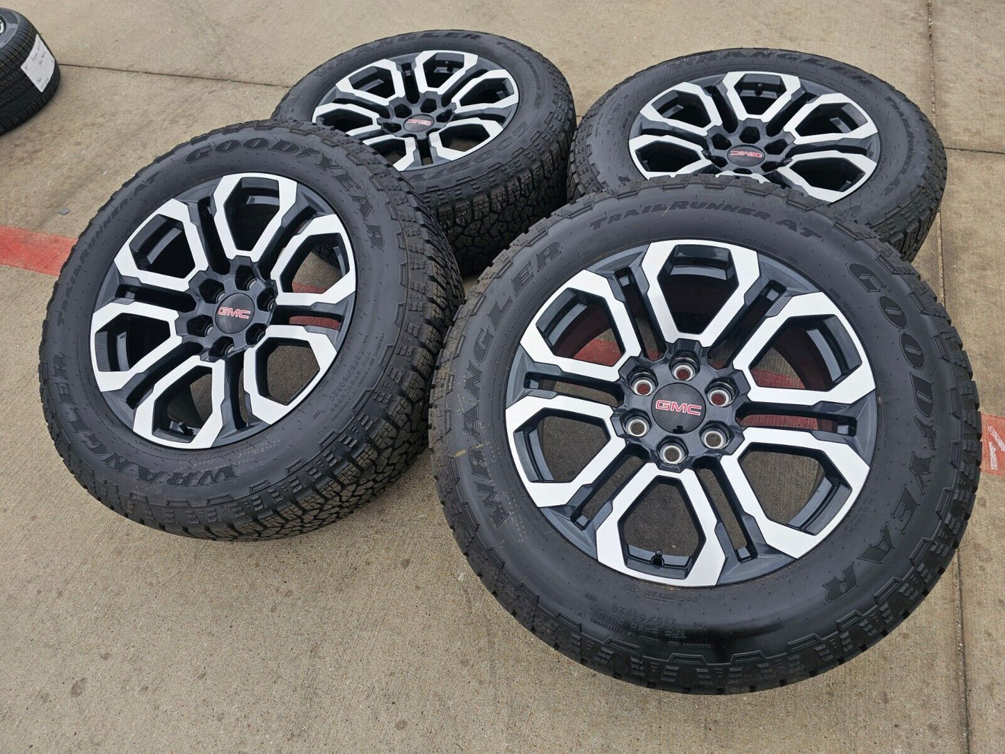 20" GMC Sierra Canyon Chevy Silverado OEM wheels rims 95780 tires 2024 2025 NEW