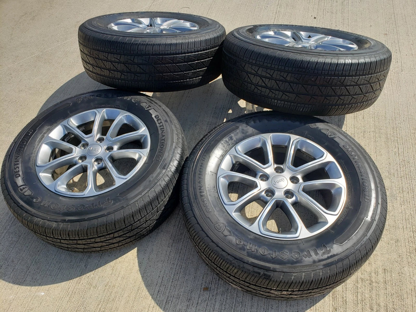18" Jeep Grand Cherokee Dodge Durango OEM 9136 wheels rims tires