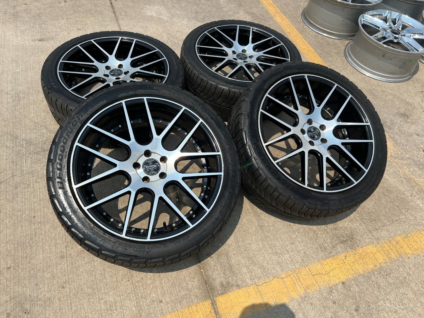 20x8.5 Versante 234 Lincoln Nautilus Ford Edge rims wheels tires 5x108 5x4.25