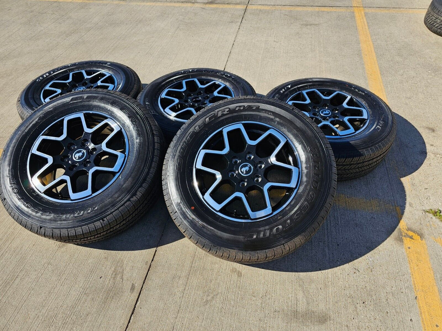 18" Ford Bronco wheels rims tires black 95213 Ranger tires 2023 2024 2025 NEW
