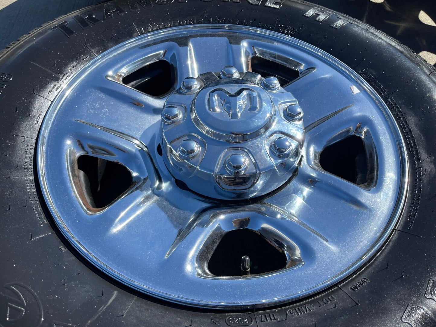 18" Dodge Ram 2500 3500 STEEL chrome OEM 2473 wheels rims tires 2024 2025 NEW