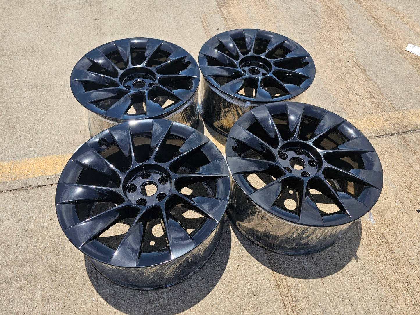 20" Tesla Model 3 OEM Uberturbine wheels rims 2021 2022 2023 2024 2025 NEW