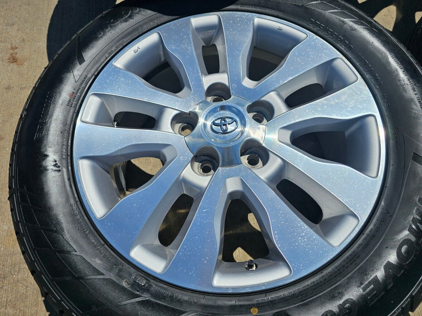 20" Toyota Tundra Sequoia Platinum 69533 OEM 5x150 wheels rims tires