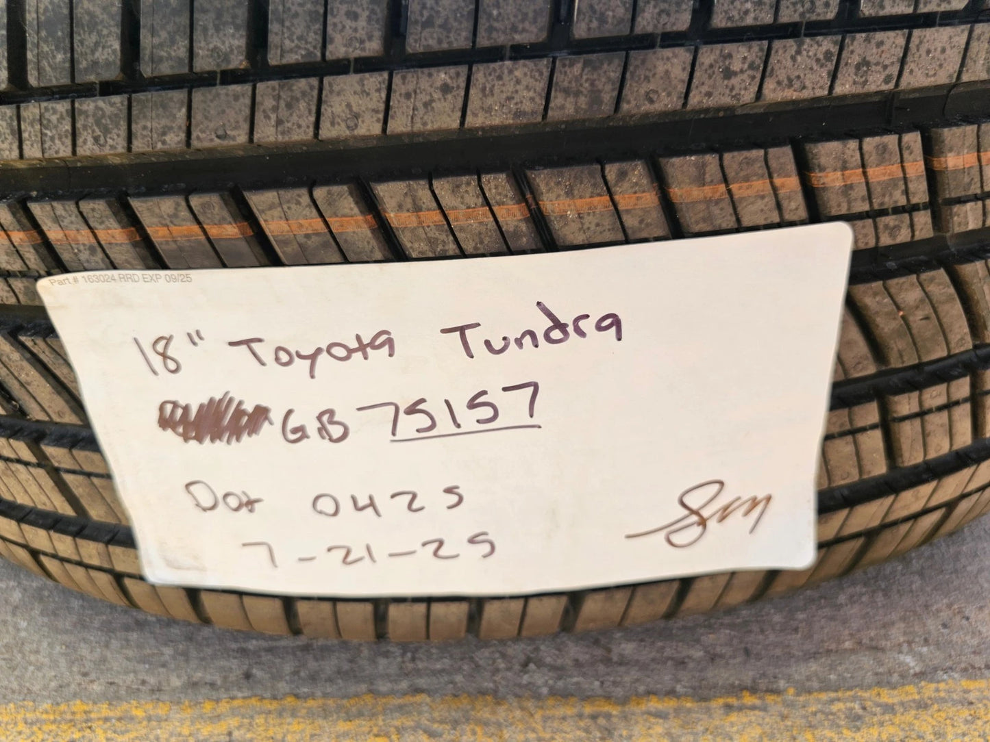 18" Toyota Tundra Sequoia TRD PRO black OEM wheels rims 75157 NEW MICHELIN