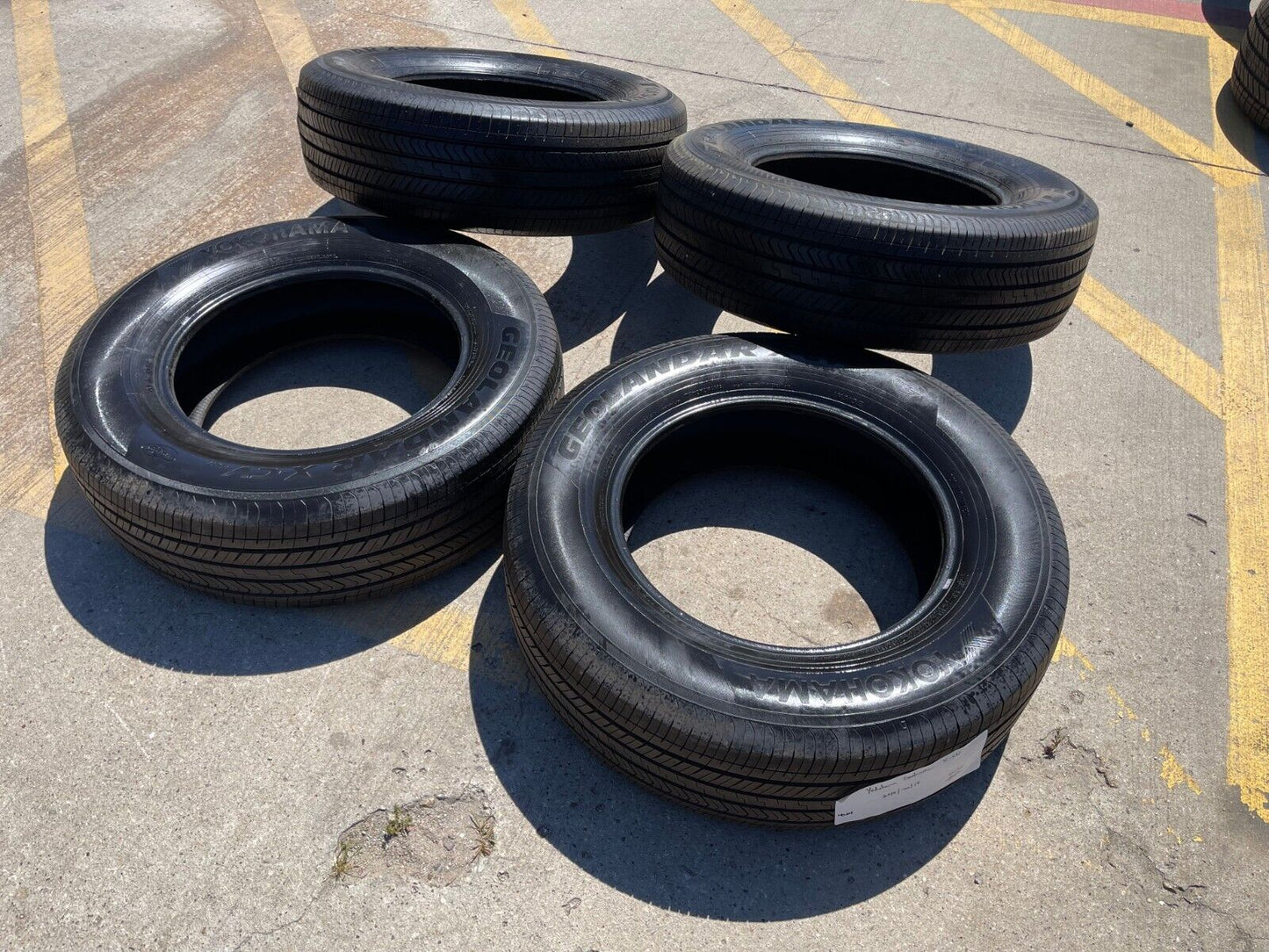 (4) 245/70/18 Yokohama Geolander X-CV tires NEW Sierra Tundra Silverado