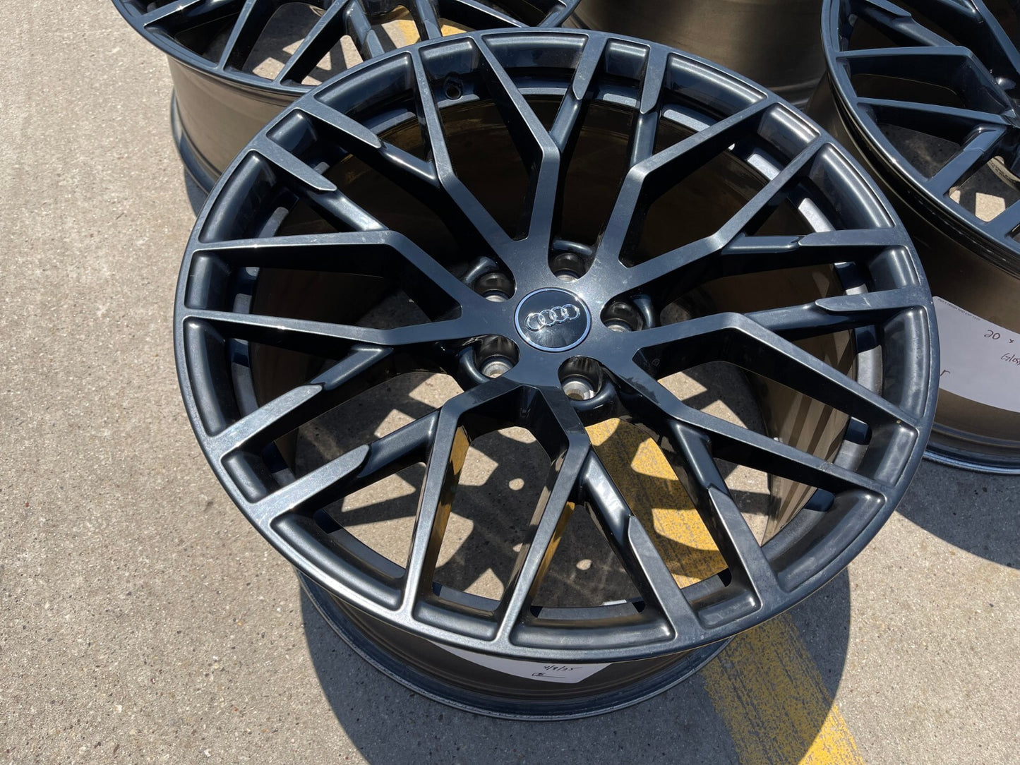 20" Audi R8 V10 OEM black wheels rims RS5 RS6 RS7 S5 A6 S5 S6 S7 59007 59008 NEW