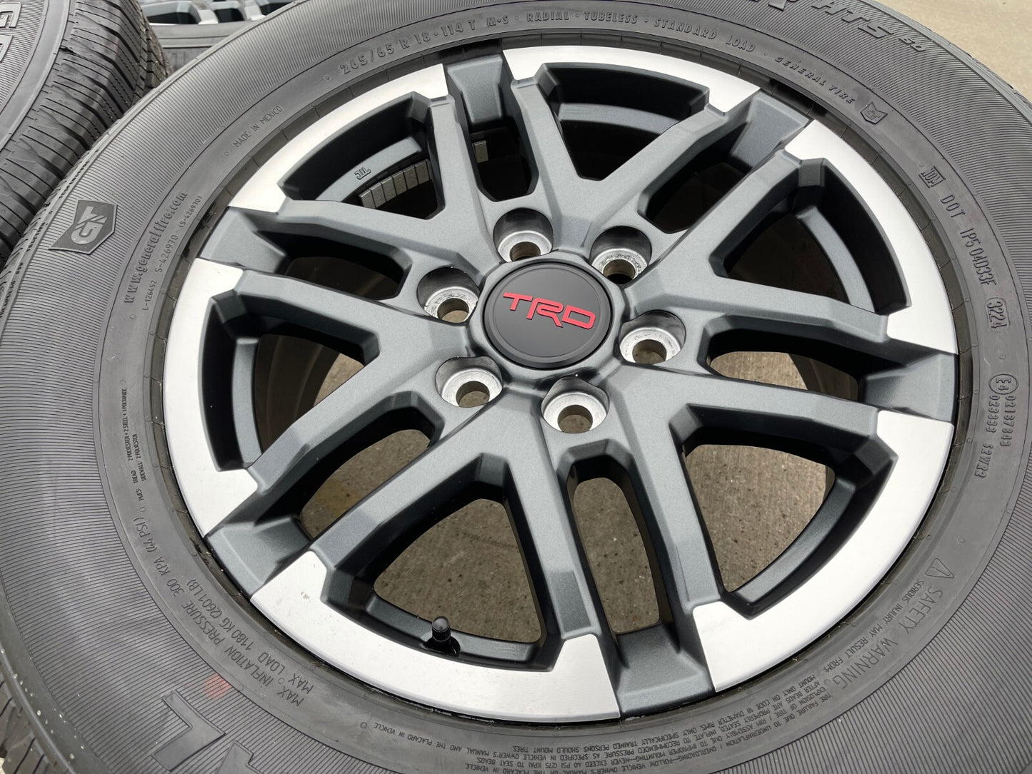 18" Toyota Tacoma LIMITED OEM wheels rims tires 4Runner 2024 2025 2026 NEW