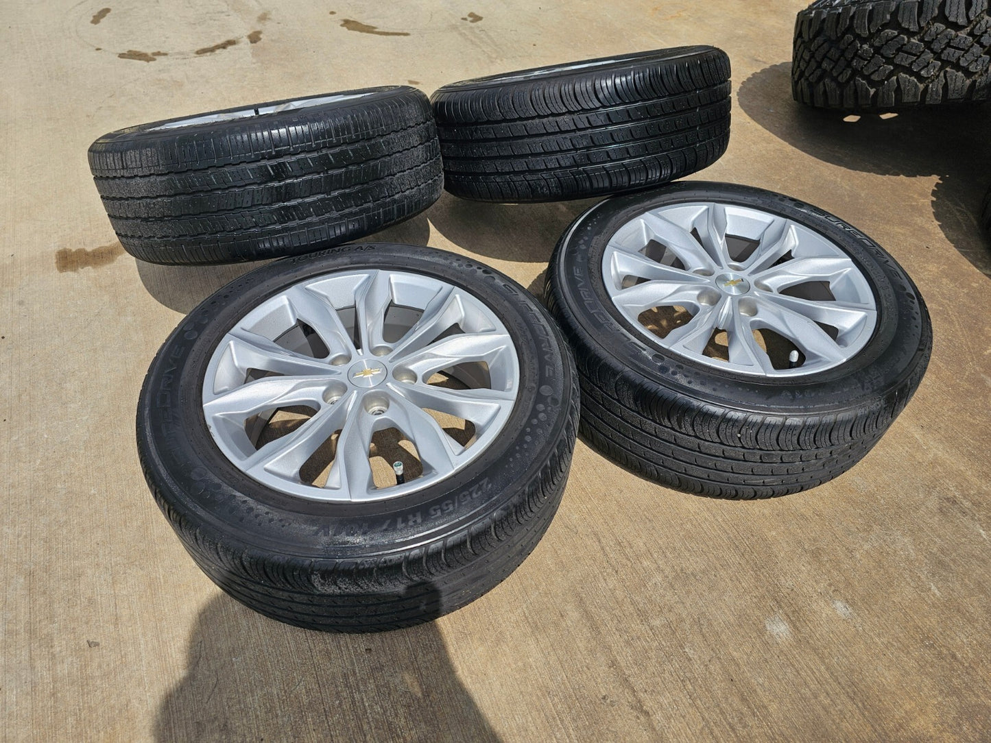 17" Chevy Malibu OEM wheels rims tires 5894 Trailblazer Equinox GMC Terrain