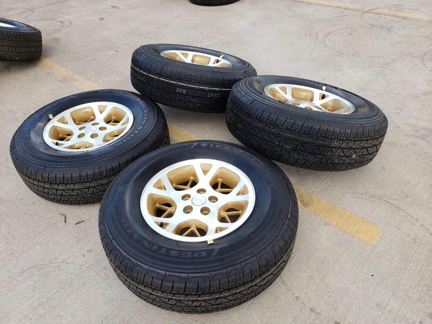 16" Jeep Grand Cherokee wheels rims 9015 5x4.5 tires 1996 1997 1998 1999 2000
