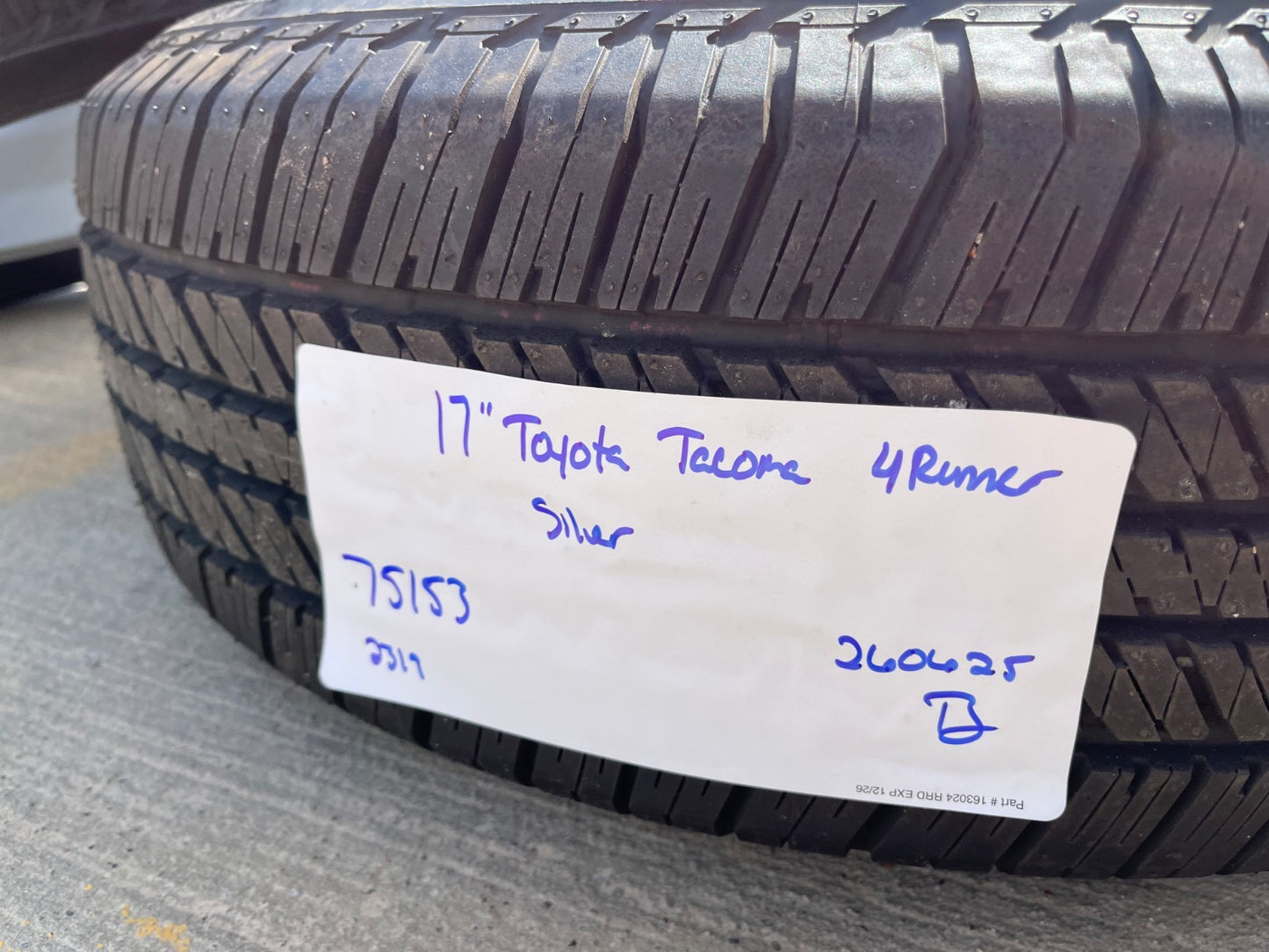 17" 4Runner Toyota Tacoma OEM wheels rims 75153 FJ DUELER H/T NEW