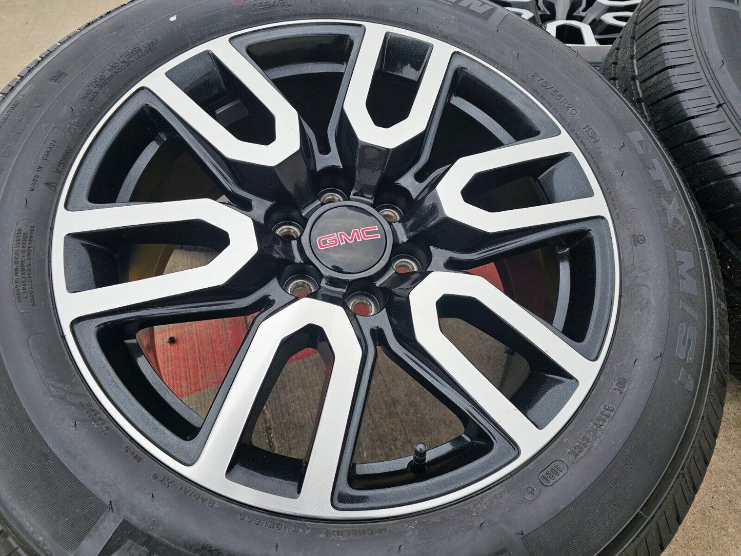 20" GMC Sierra Yukon Chevy OEM black 5914 5918 wheels rims 2023 2024 2025