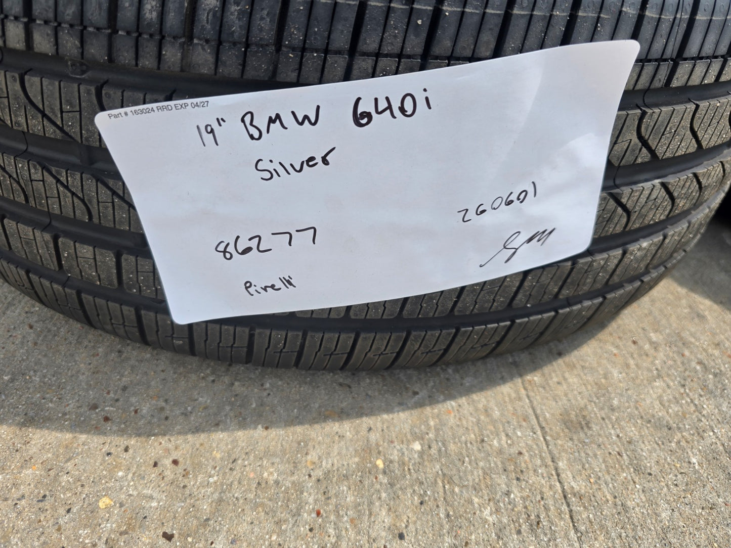 19" BMW 740i 750i 840i 640i GT 5 6 7 8 Series OEM 86277 wheels rims PIRELLI NEW
