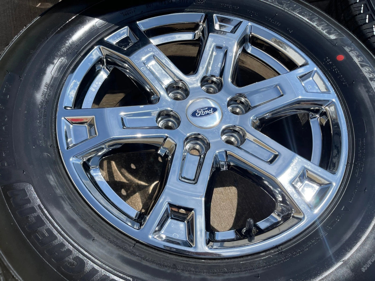 18" Ford F-150 Expedition OEM chrome rims wheels tires MICHELIN