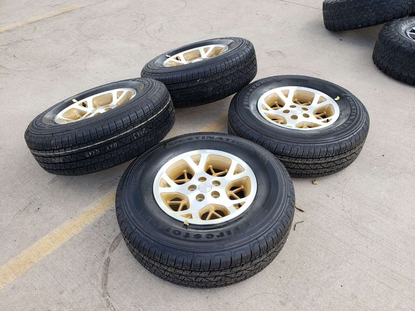 16" Jeep Grand Cherokee wheels rims 9015 5x4.5 tires 1996 1997 1998 1999 2000