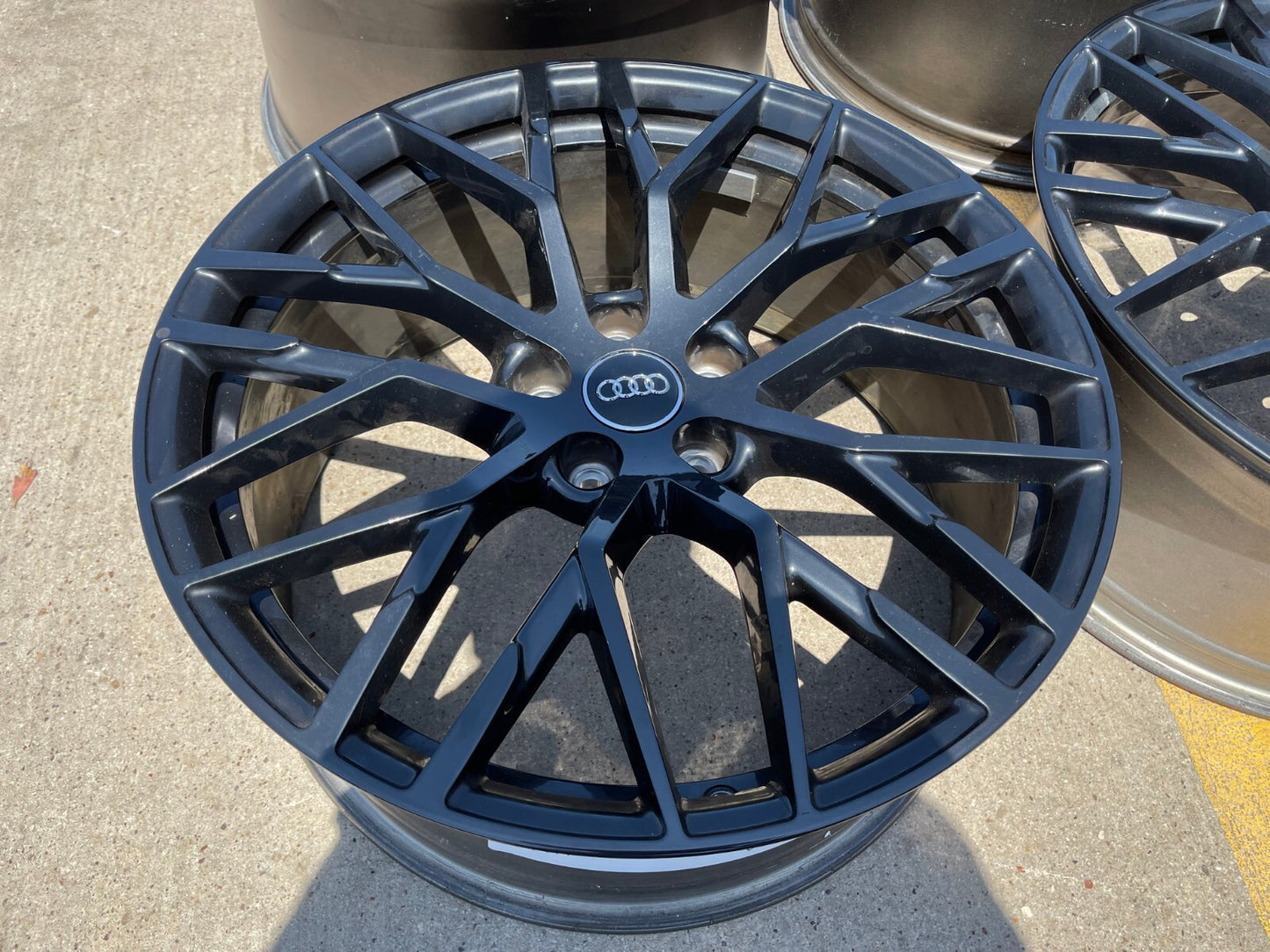 20" Audi R8 V10 OEM black wheels rims RS5 RS6 RS7 S5 A6 S5 S6 S7 59007 59008 NEW