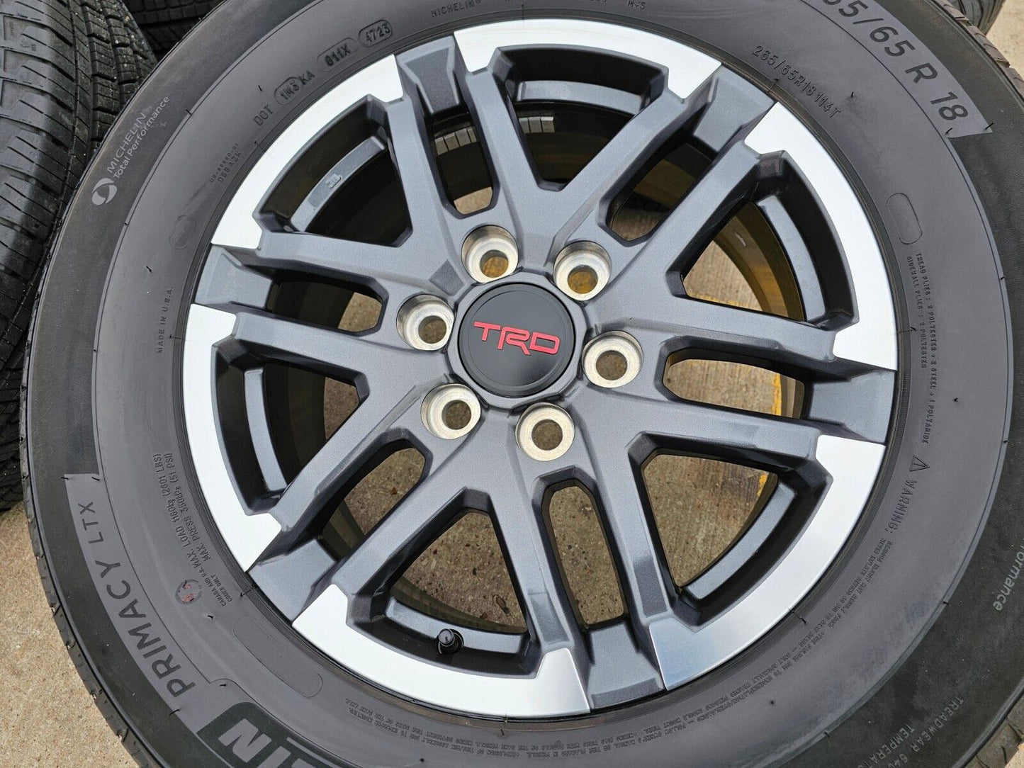 18" Toyota Tacoma TRD OEM black wheels rims tires 4Runner 2024 2025