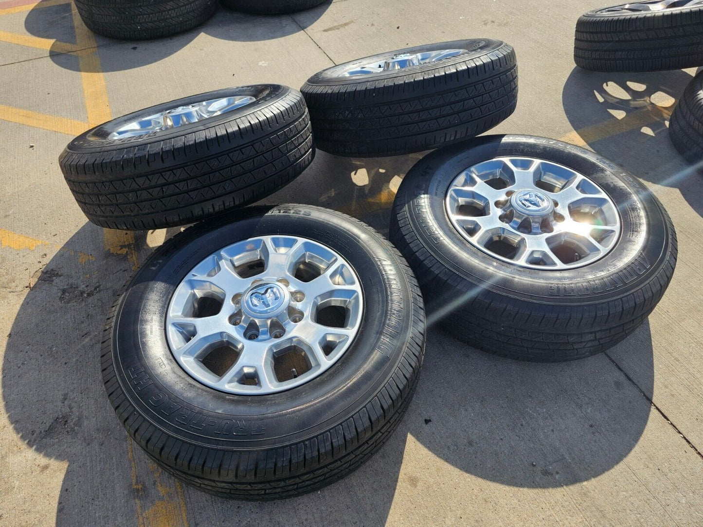 18" Ram 2500 3500 Laramie Power Wagon OEM wheels rims 2693 tires
