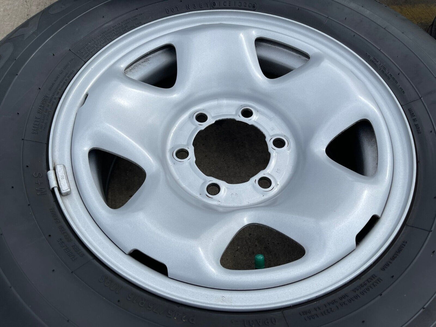 16" Toyota Tacoma OEM steel wheels rims 75192 tires 2019 2020 2021 2022 2023