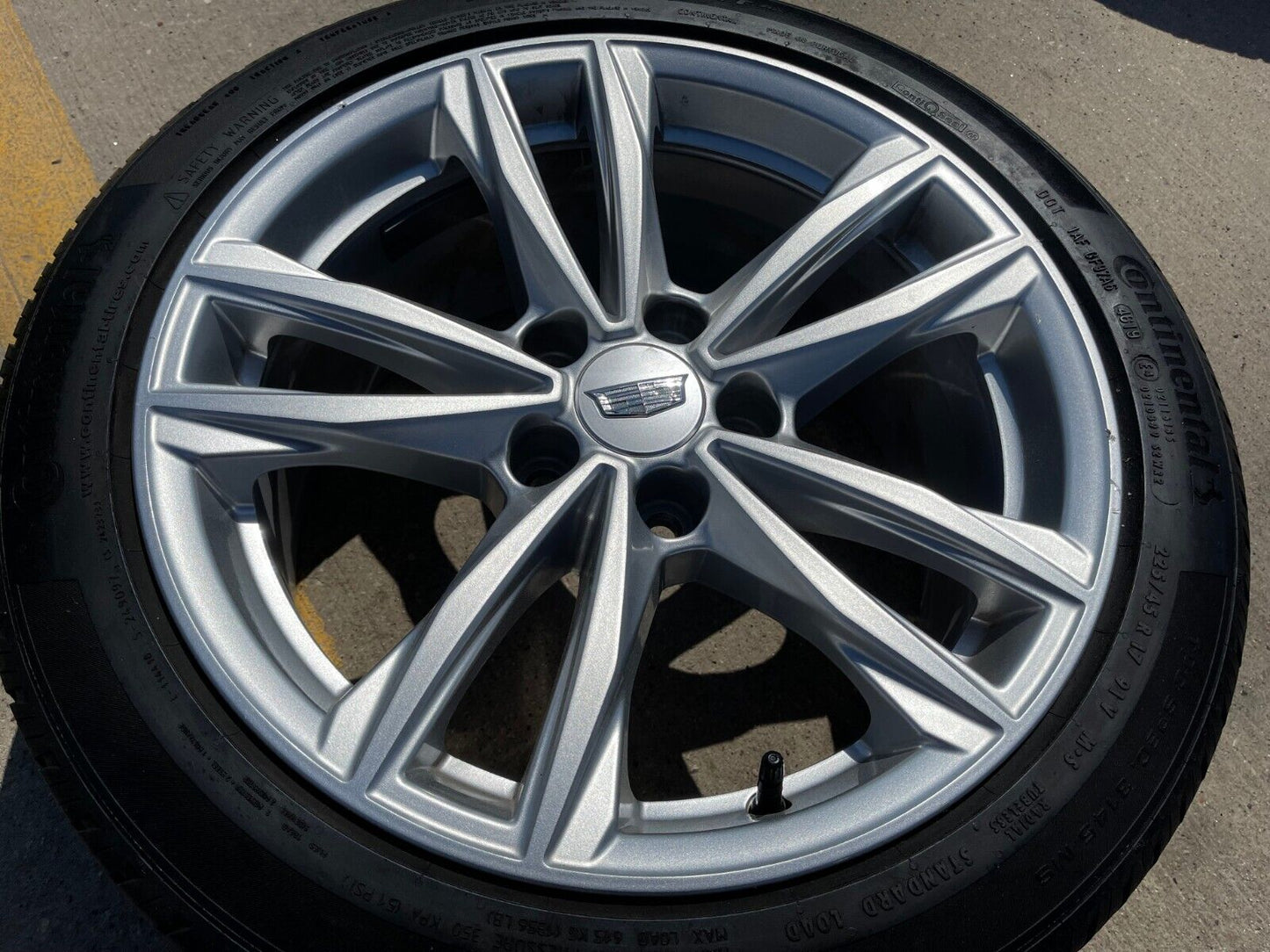 18" Cadillac CT4 OEM 4857 wheel rim 5x115 2021 2022 2023 2024 2025