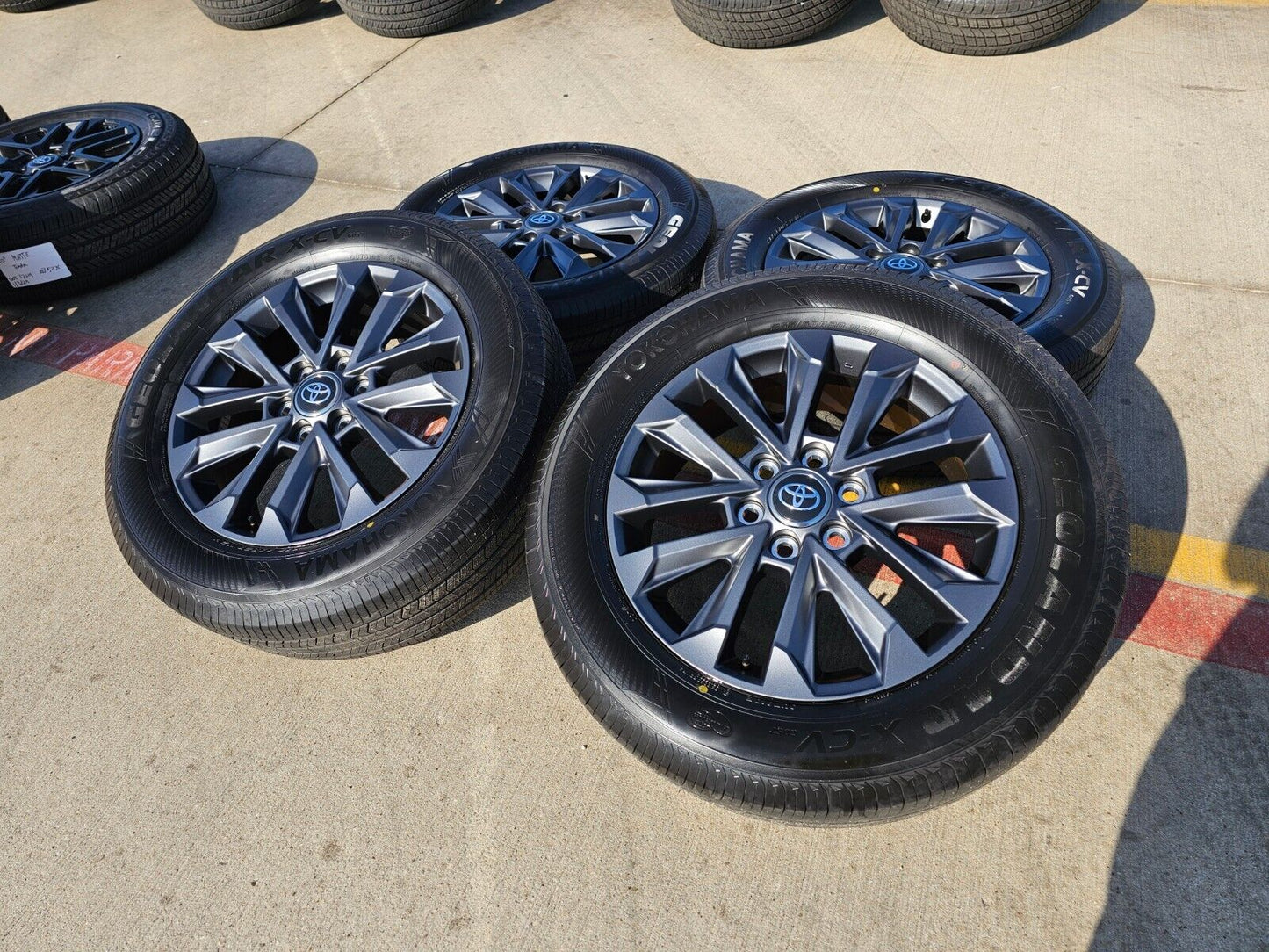 20" Toyota Land Cruiser OEM wheels rims tires Tundra Sequoia 2023 2024 2025 NEW