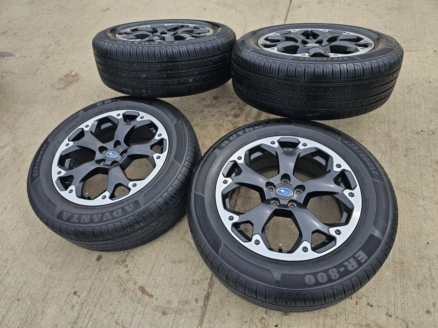 17" Subaru XV Crosstrek OEM wheels rims tires 2022 2023 2024 2025