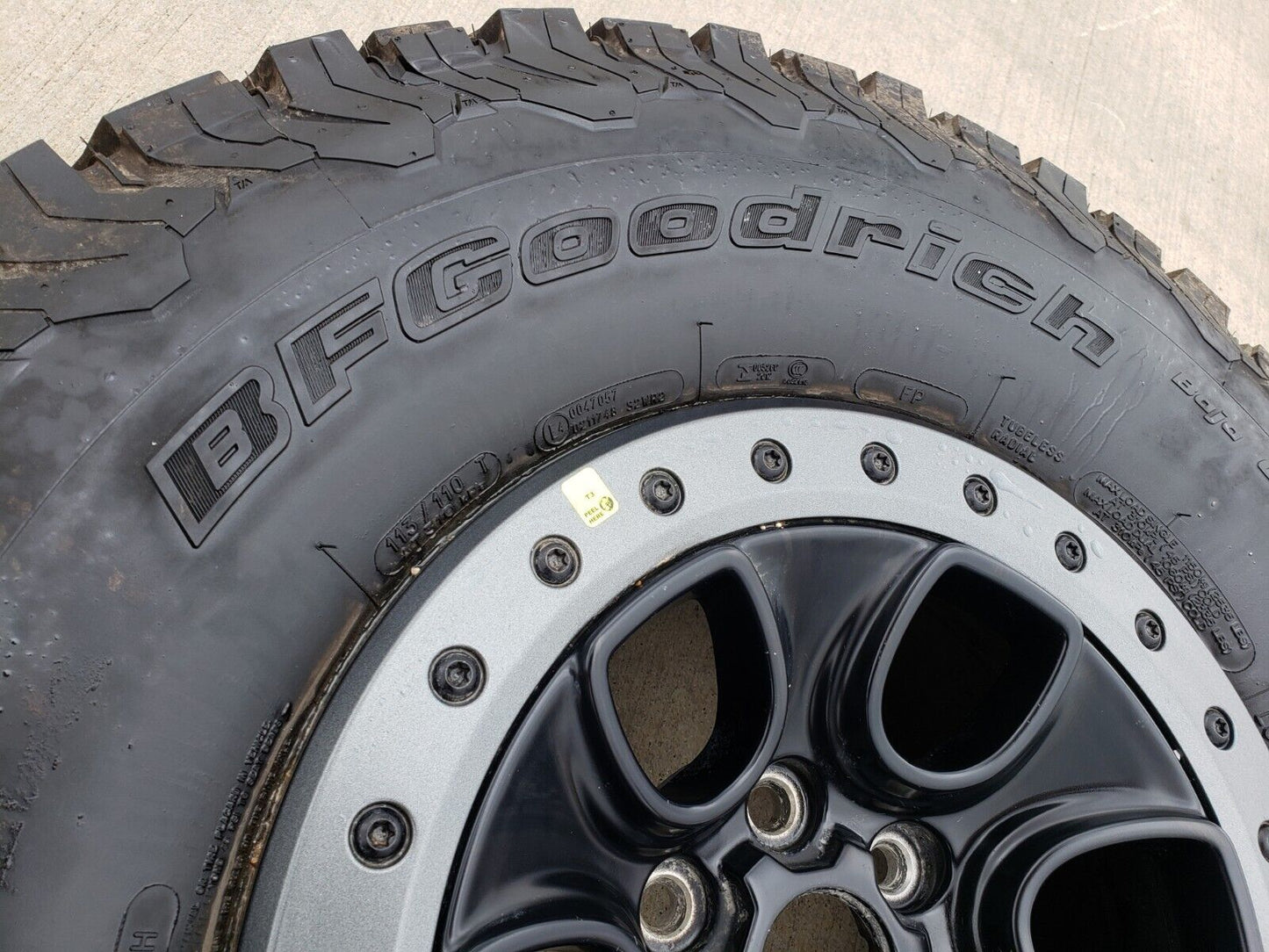 17" Ford F-150 Raptor OEM BEADLOCK 10459 95210 rim wheel BFG 2022 2023 2024 NEW