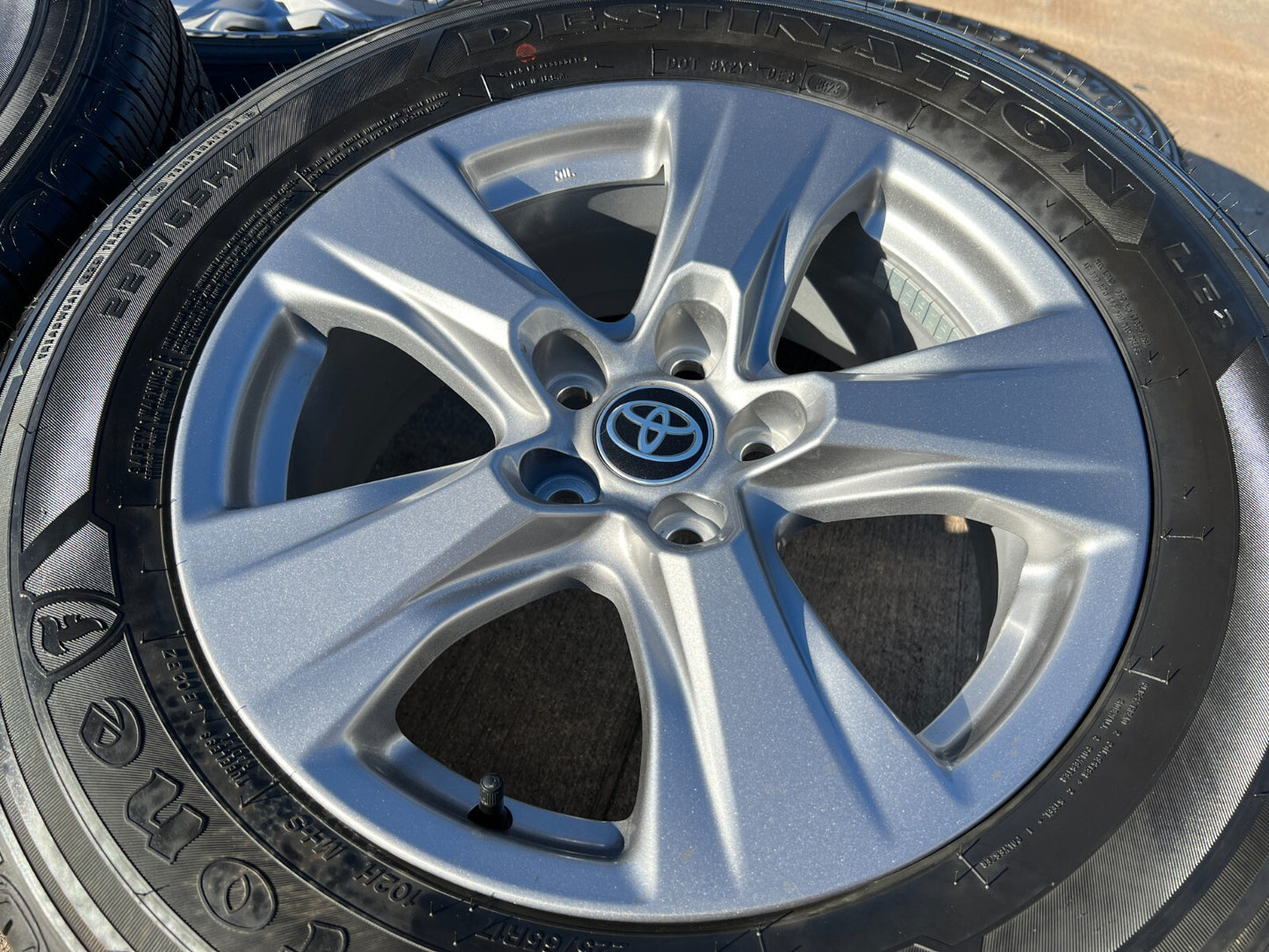 17" Toyota RAV4 OEM wheels rims 75240 Sienna CH-R tires NEW