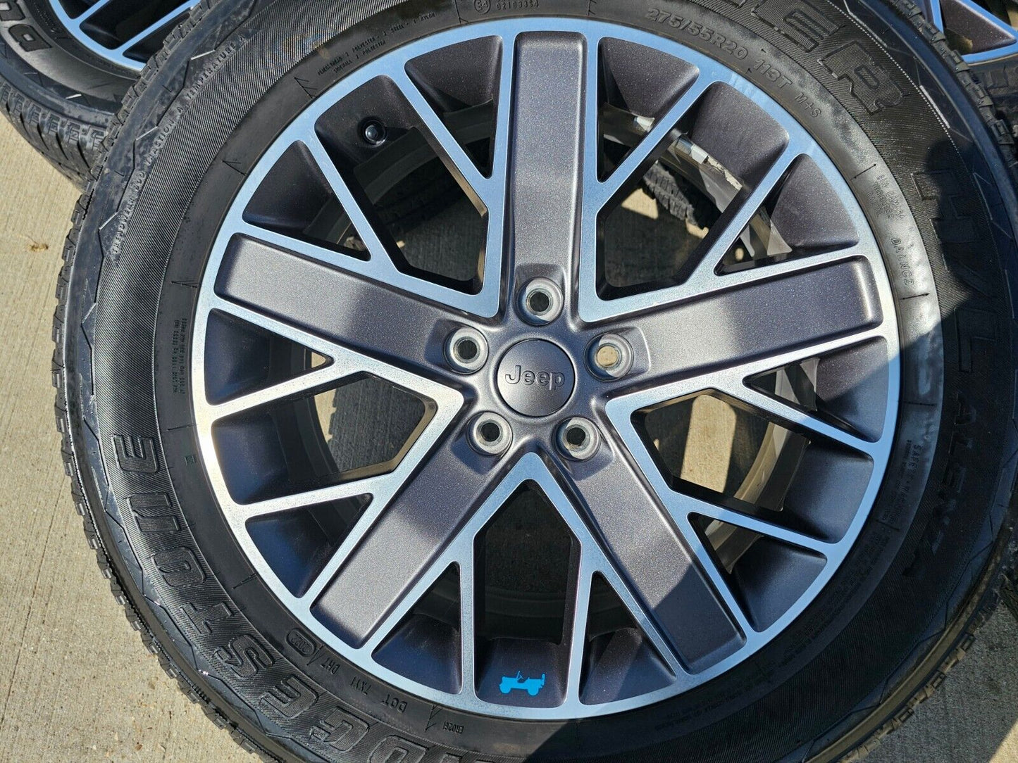 20" Jeep Wrangler EV 4XE Rubicon OEM 9276 wheels rims Gladiator 2022 2023 2024