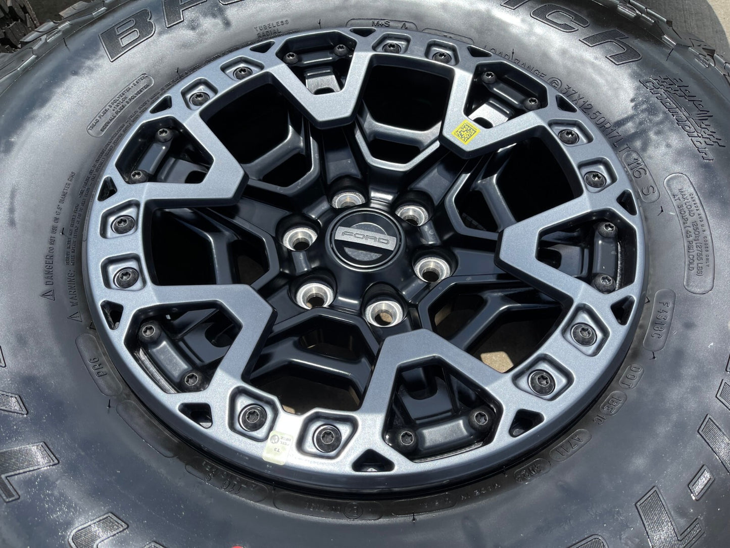 17" Ford F-150 Raptor R OEM BEADLOCK rims wheels 2025 2026 BFG 37" NEW