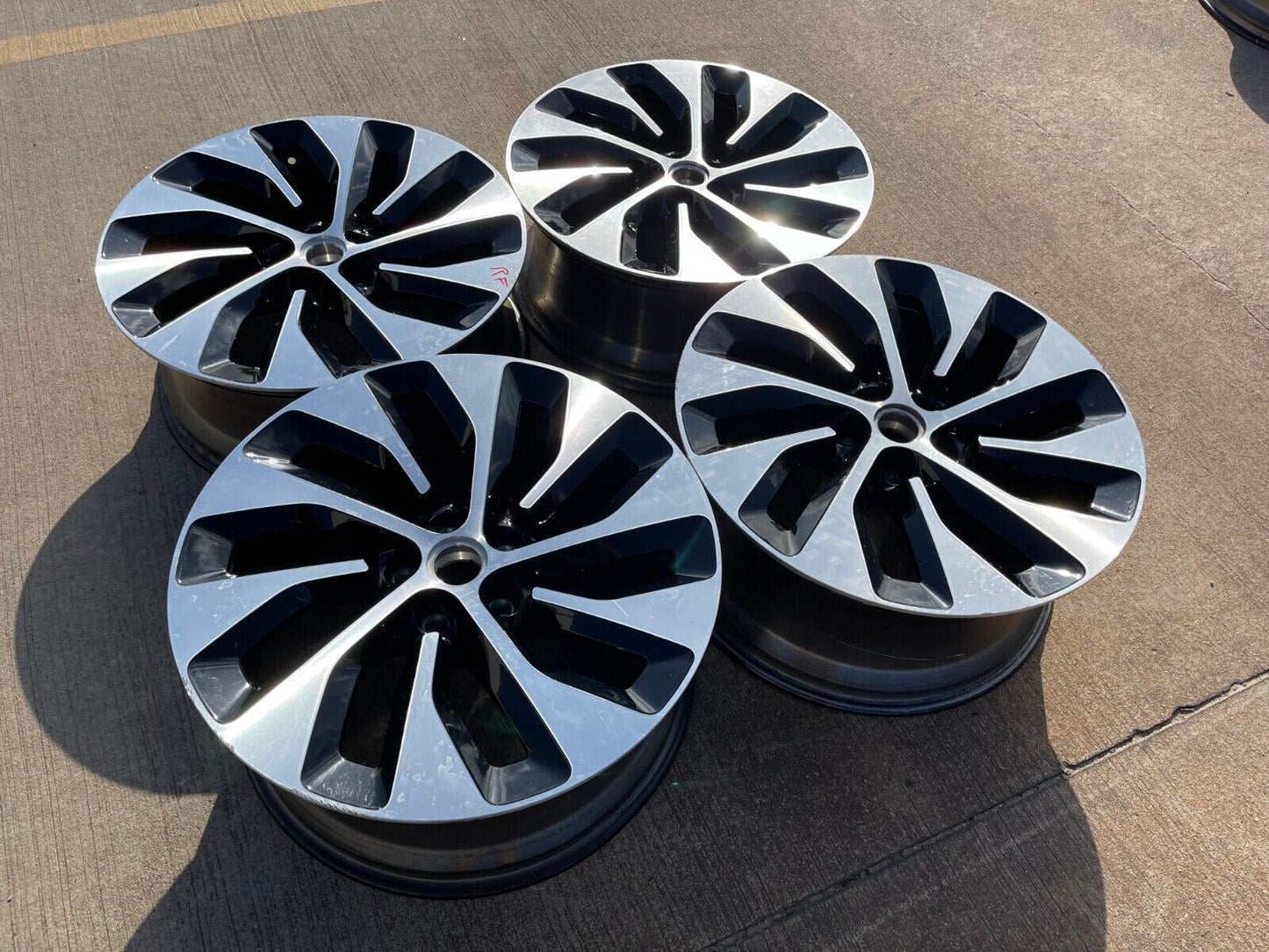 21" Lucid Air OEM Grand Touring black wheels rims 5x120 2022 2023 2024 2025