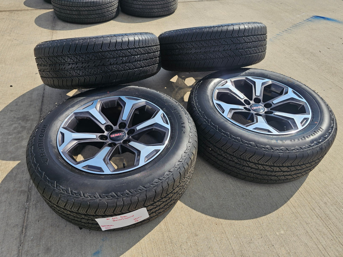 20" GMC Sierra Canyon Chevy Silverado OEM wheels rims 2025 2026 NEW HANKOOK