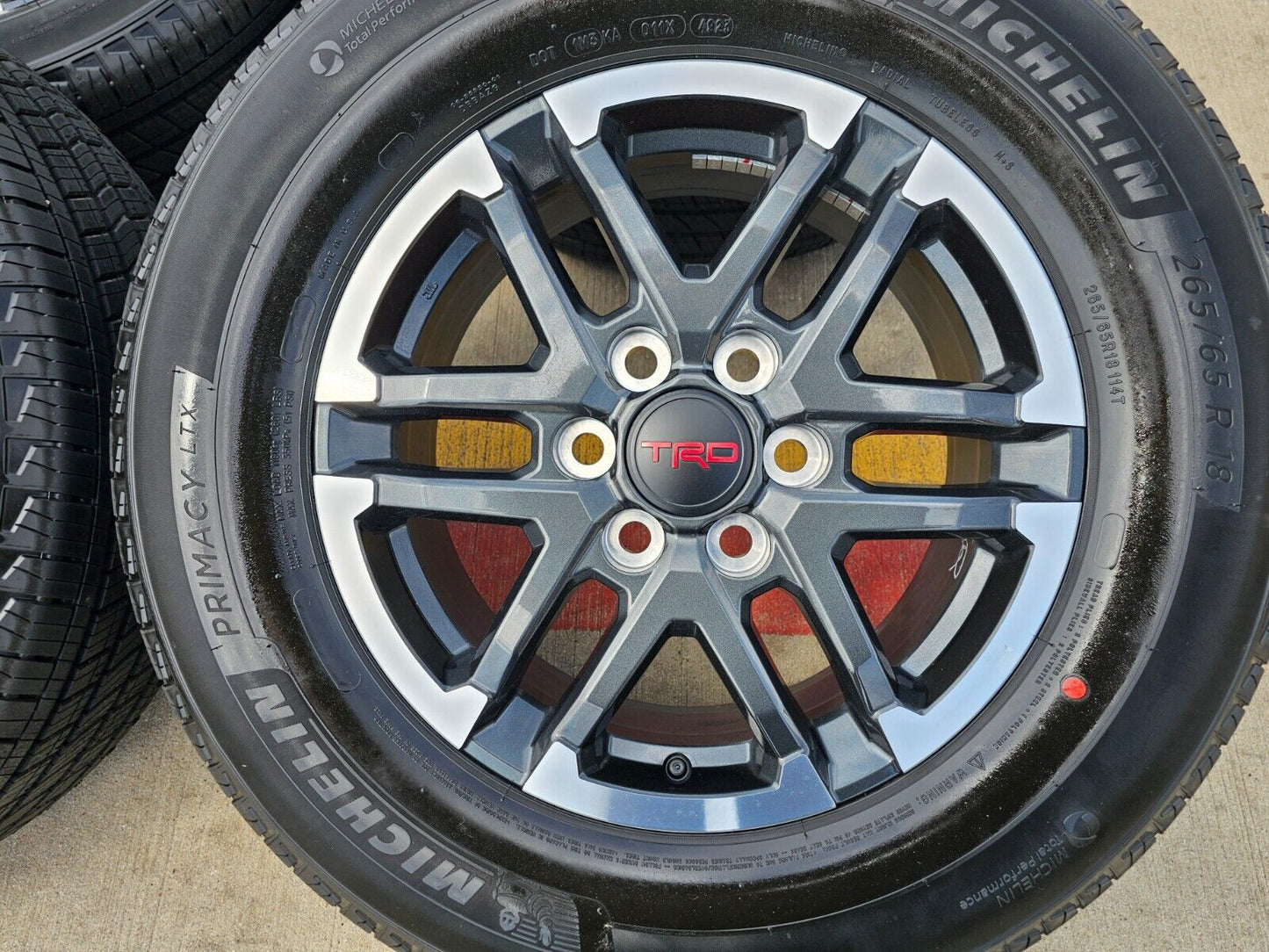 18" Toyota Tacoma TRD OEM black wheels rims tires 2024 2025 NEW