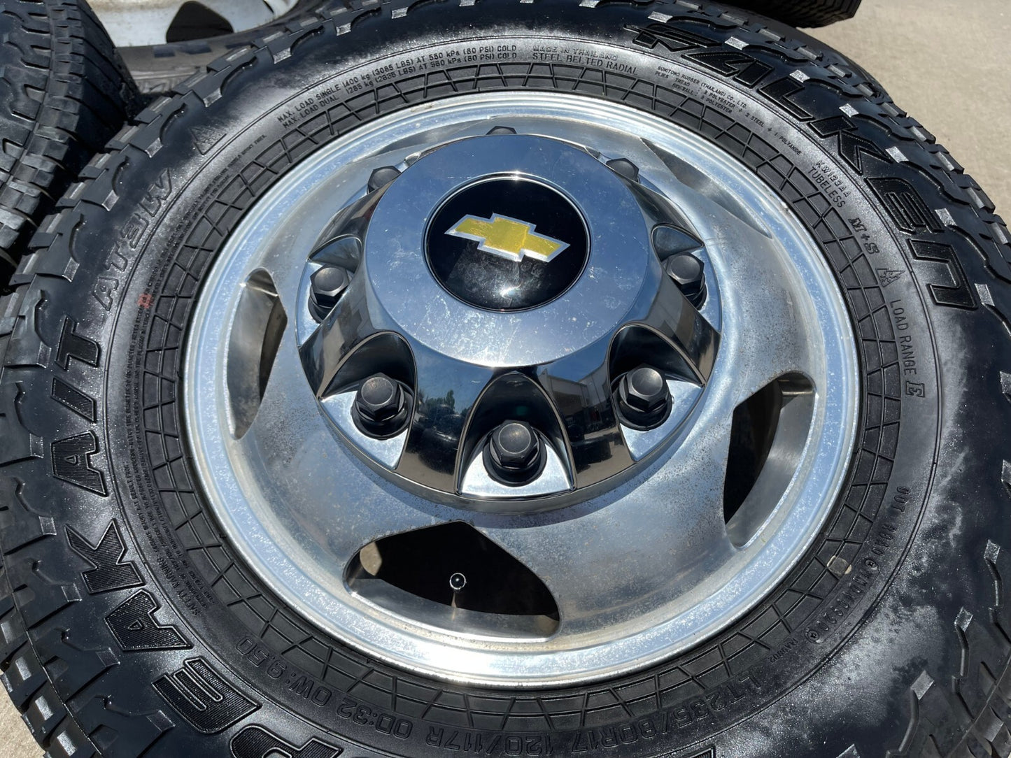 17" Chevy Silverado GMC Sierra 3500 Dually rims wheels OEM 5519 5520 8094