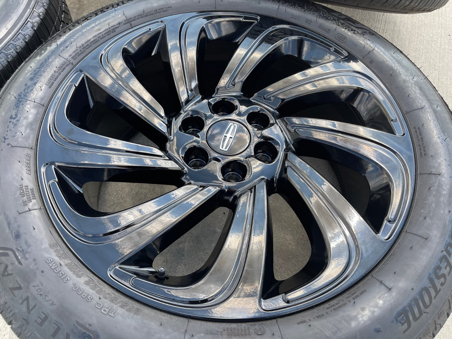 22" Lincoln Navigator BLACK LABEL OEM 10497 rims wheels tires