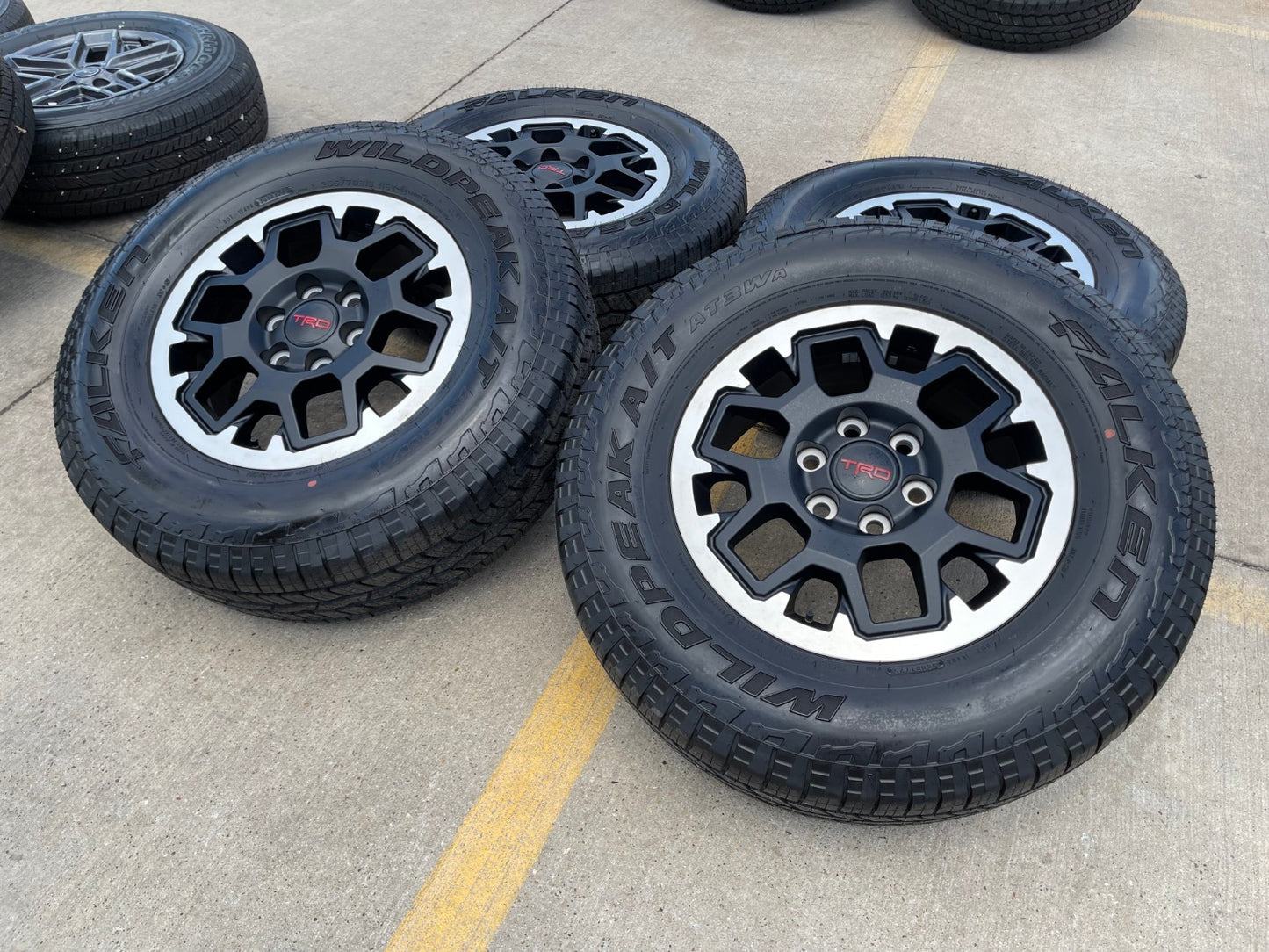 18" Toyota Tacoma 4Runner TRD OEM wheels rims tires 2024 2025 2026 NEW