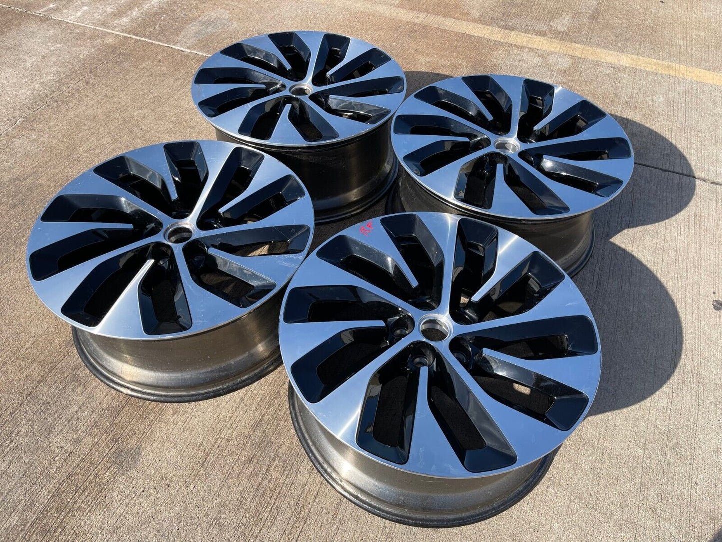 21" Lucid Air OEM Grand Touring black wheels rims 5x120 2022 2023 2024 2025