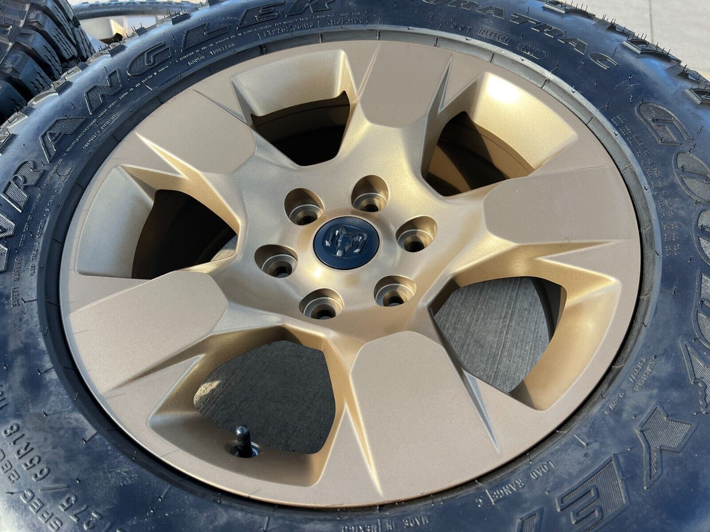 18" Ram 1500 OEM stock wheels rims 2669 tires Bronze 2020 2021 2022 2023 2024