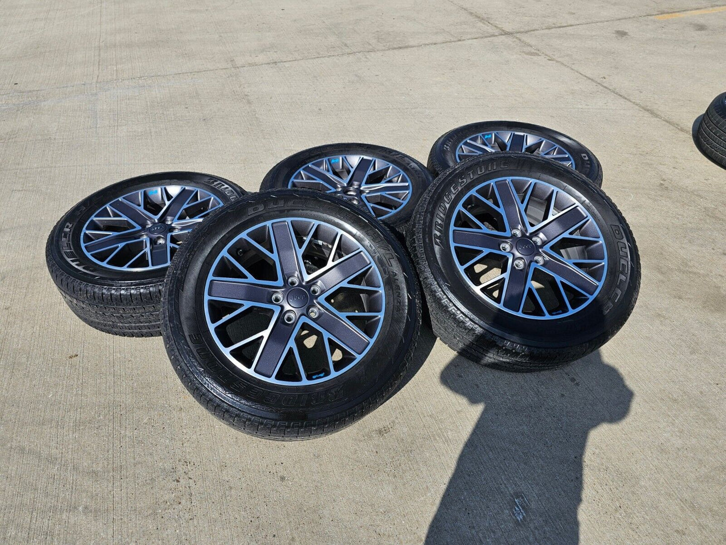 20" Jeep Wrangler EV 4XE Rubicon OEM 9276 wheels rims Gladiator 2022 2023 2024