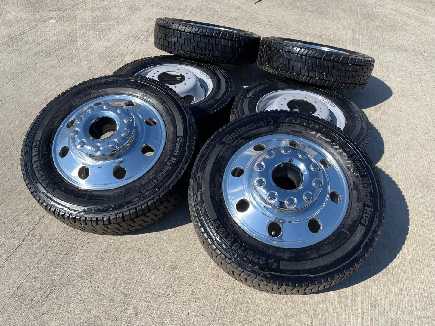 19.5" Ford F-450 Dually F-550 rims wheels RAM 4500 OEM 10x225 2023 2024 2025