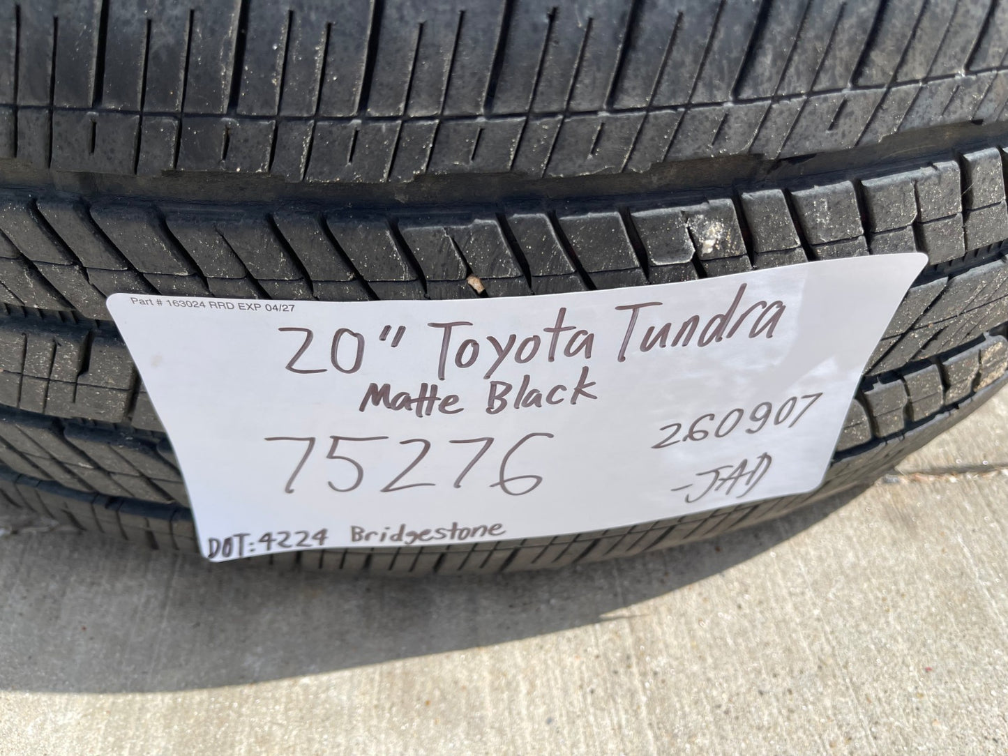 20" Toyota Tundra TRD wheels rims OEM SET TSS # 75276 95295 Sequoia