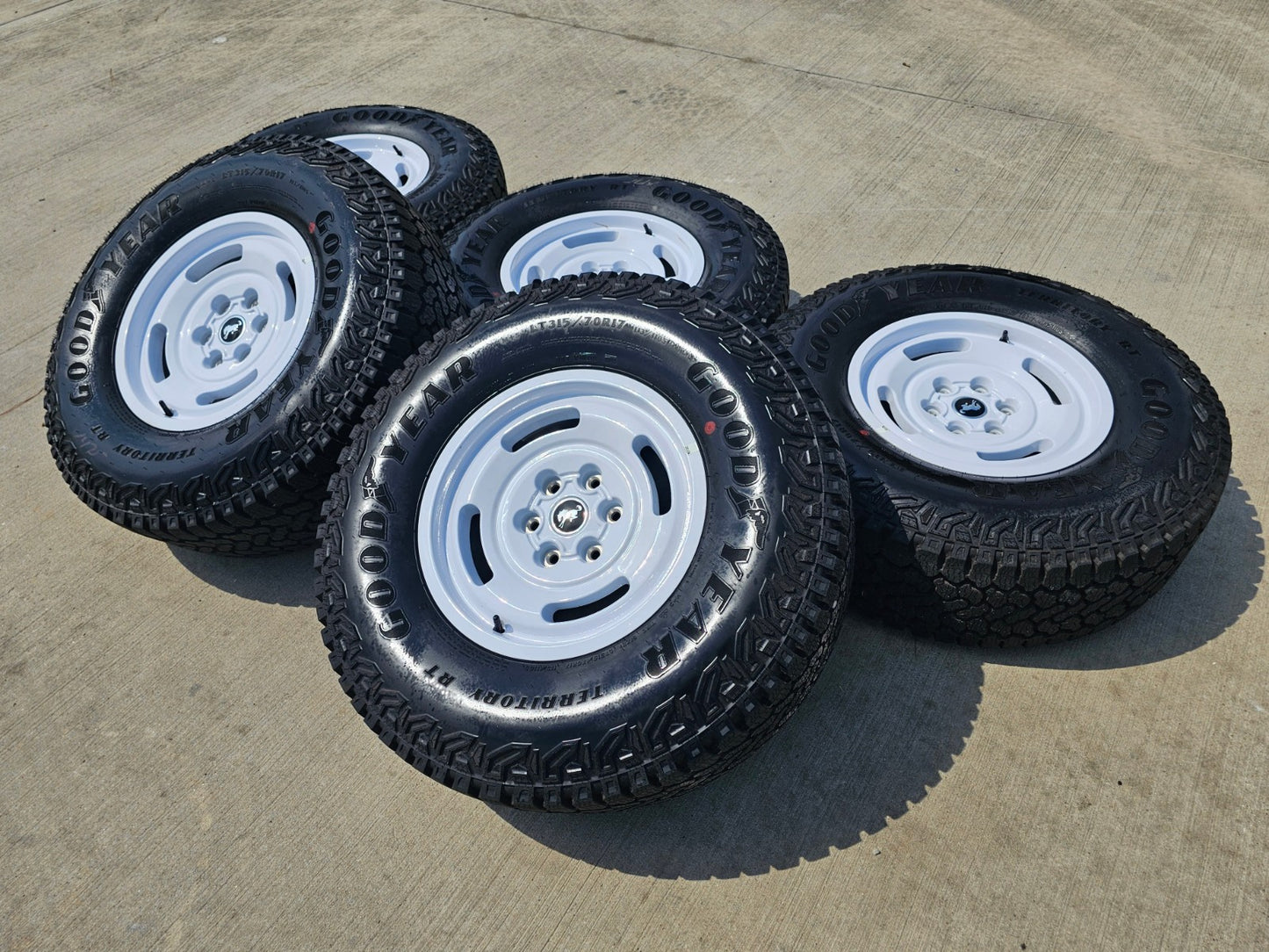 17" Ford Bronco HERITAGE Limited Edition wheels rims white 2025 2026 NEW 35"