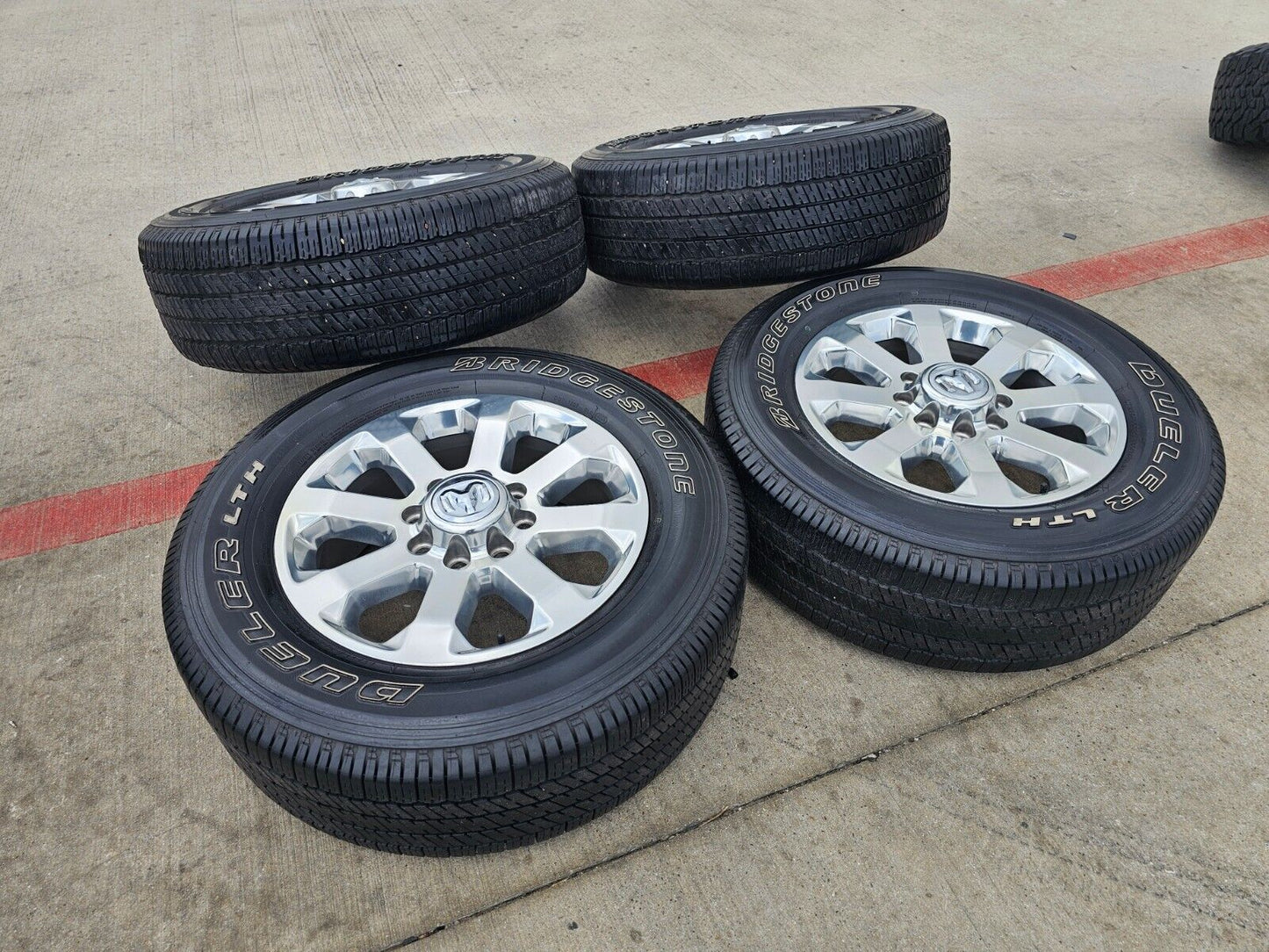 20" Dodge Ram 2500 3500 LARAMIE OEM 2700 wheels rims tires 2021 2022 2023 2024