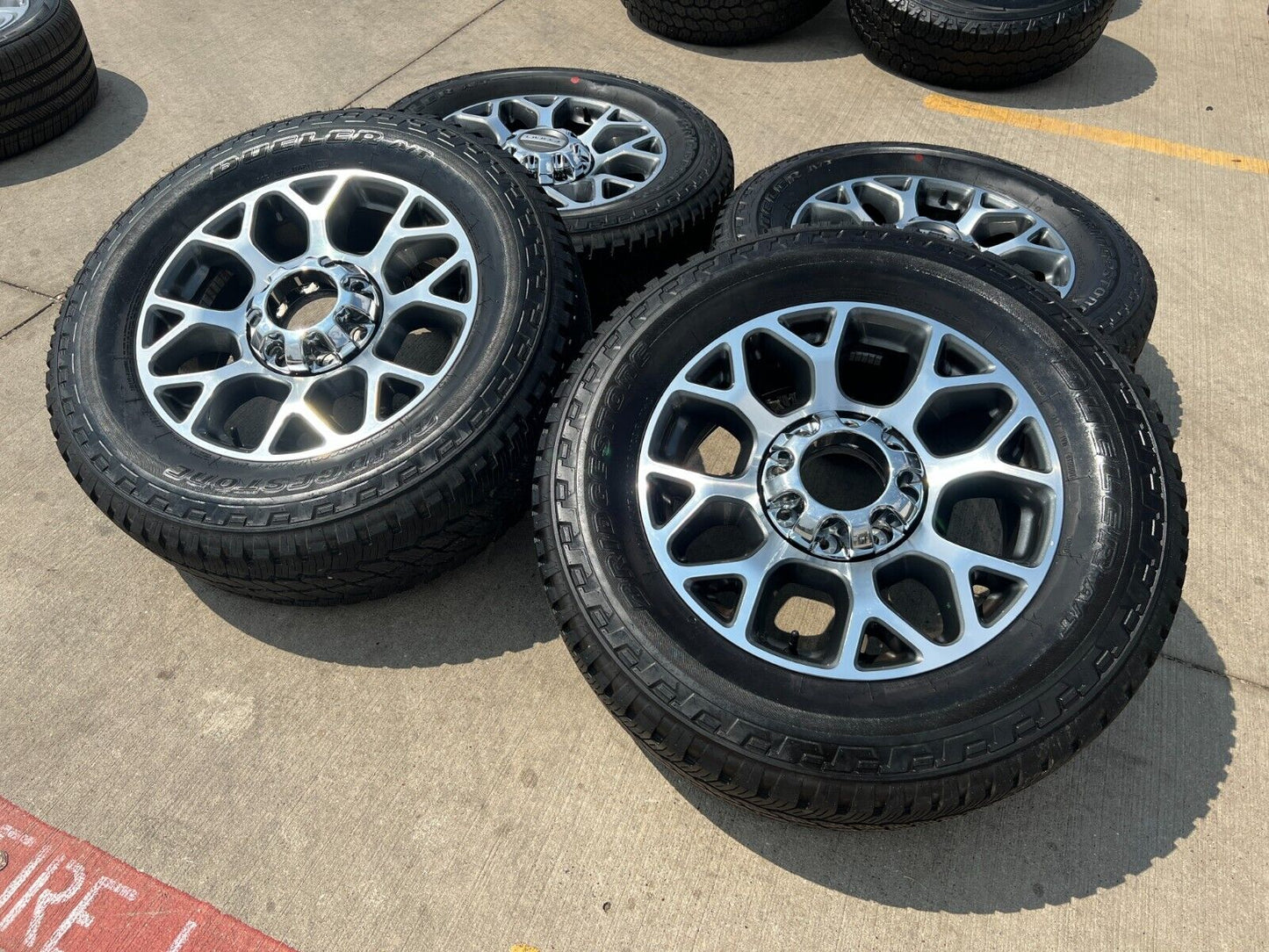 20" Ford F-250 F-350 OEM Lariat wheels rims 10292 tires 2021 2022 2023 2024 NEW
