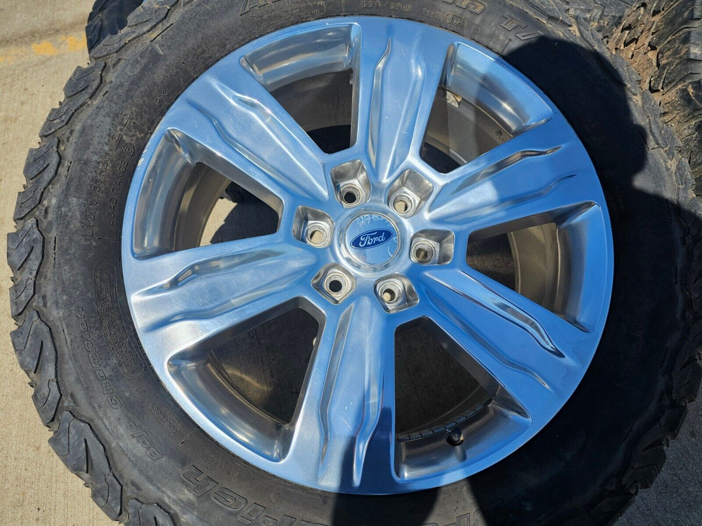 20" Ford F-150 Expedition OEM rims wheels polished 10004 tires BFG KO2 A/T